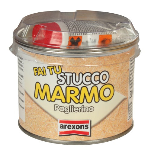 Kit Fai Tu Stucco Marmo Paglierino 200g Arexons | Ripara Pietra & Marmo Kit Fai Tu Stucco Marmo Paglierino 200g Arexons | Ripara Pietra & Marmo